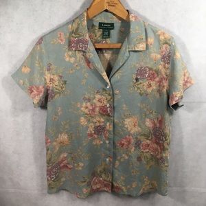 Lauren Ralph Lauren Floral Short Sleeve Top